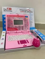 Computador Didáctico Inftantil Juguete 130 Funciones Rosa