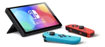 Nuevo Nintendo Switch Con Joy-con Azul Neón Y Rojo Neón