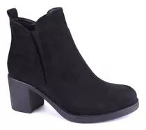 Botin Chalada Mujer Prata-1 Negro Moda