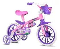 Bicicleta Cat Criança Rosa Aro 12 Infantil Até 21 Kg Nathor