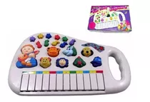 Piano Teclado Musical Bichos Infantil Sons Eletrônico