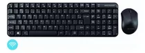 Combo Teclado E Mouse Sem Fio Multilaser Usb 2.4 Ghz - Tc183 Cor Do Mouse Preto