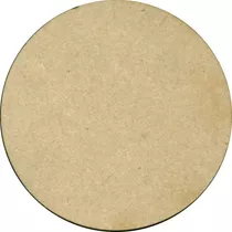 Figura Círculo Disco Fibrofacil Mdf  7 Cm - 3 Mm - 100 Un