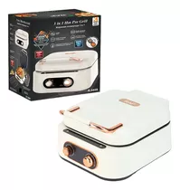 Parrilla De Olla Caliente 3 En 1 Hot Pot Grill Raf R-5409 Color Blanco