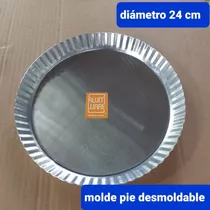 Tartaleta O Molde Pie Desmoldable Aluminio 24 Cm Bmg