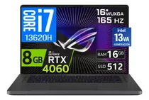 Asus Rog Zephyrus G16 Core I7 13620h 512ssd 16gb Rtx4060 16'