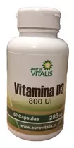 Vitamina D3 Cap 800 Ui X 60 Capsulas Aura Vitalis