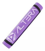 Tapete Para Yoga Altera Ejercicio Fitness Pilates Portatil Color Morado