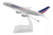 Miniatura Avião Comercial Air France Em Metal 