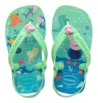 Chinelo Infantil Havaianas New Baby Peppa Pig Leve Na Caixa