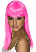 Peruca Rosa Pink Cosplay Geek Pin Up Barbie