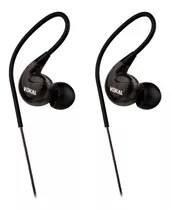 Fone De Ouvido In Ear Vokal E40 Pro 16 Ohms Cor Preto Cor Da Luz Branco