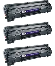 3x Toner M1132 1132 M1132mfp 1132mfp Ce285a 85a 35a 36a Novo