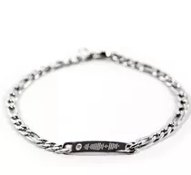 Pulsera Codigo Spotify Grabada En Acero Quirúrgico 