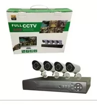  Kit Dvr Con 4 Cámaras De Seguridad Interior Y Exterior