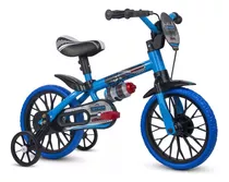 Bicicleta De Passeio Infantil Nathor Azul Aro 12 Veloz