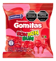 Gomitas Bon Bon Bum Fresa Rojo - Colombina - Bolsa × 45g