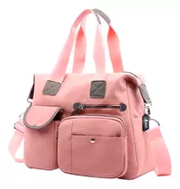 Bolso Multifuncional Impermeable Antirrobo Mujer Crossbody Color Rosa