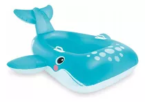 Colchoneta Ballena Celeste Inflable Intex