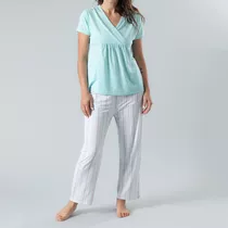 Pijama Maternal Top + Pantalón Flores Mujer 33080-187