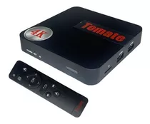 Smart Tv Box 4k Tomate Transforma Sua Tv Em Smart C/ Anatel Preto Padrão