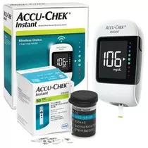 Pack Glucómetro Accu-chek® Instant + 50 Tiras + 10 Lancetas