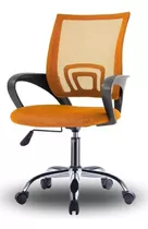 Silla Ejecutiva De Escritorio Oficina Pc Mesh Tcweb Color Naranja