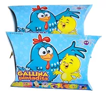 Cajas Sorpresas Gallina Pintadita × 6 Cotillón Cumpleaños