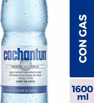 Seis(6), Agua Mineral Cachantun Con Gas 1.6 Litros