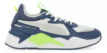 Zapatillas Puma Rs-x Hombre En Blanco Y Azul | Moov