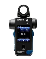 Exposímetro L-858d Sekonic Medidor Luz Pantalla Tactil Color