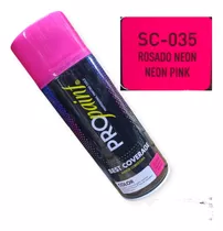 Pintura Spray Rosado Neon Fluorescente 400 Ml Pro Paint