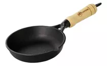 Frigideira Egg Pan 15,8 Cm Com Cabo Madeira Santana