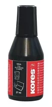 Tinta Negra Para Sellos Kores 28ml