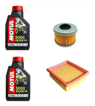 Kit Service Filtros Honda Tornado Xr 250 + Aceite Motul 5000