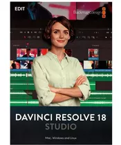 Blackmagic Davinci Resolve 18 Studio - Licença Original | Nf