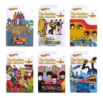 Hot Wheels Coleção The Beatles Yellow Submarine Com 6 Minis