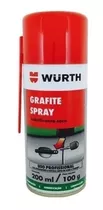 Grafito Spray Lubricante Llaves Candados 200 Ml Wurth