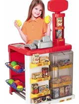  Mercadinho Infantil Com Caixa Registradora- Magic Toys