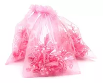 Bolsas De Organza Tela 7x10 Cm X25 Uni, Todos Los Colores