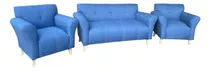 Nórdico Curvo 3+1+1 Sillones Sofa Juegos De Living