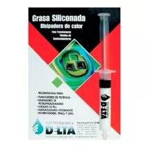 Grasa Siliconada Disipadora De Calor 10cc Jeringa Delta