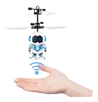 Mini Drone Brinquedo Robô Voador Infravermelho Voa Verdade