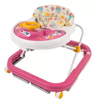 Andador De Bebê Infantil Musical Sonoro - Styll Baby Cor Rosa