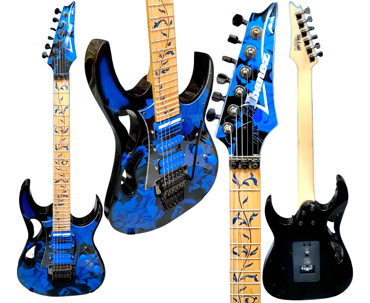 Ibanez JEM 7V Sustainer Mod　Steve Vai Guitarra Ibanez Jem 7v Steve Vai Replica | Mercado Livre