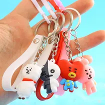 Bts Kpop Bt21 Llaveros 3d Jimin, Koya, Shooky, Tata