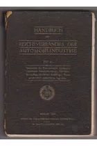 Catalogo De Vehiculos Alemania Año 1928 Volumen 3