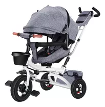 Triciclo Reversible Y Plegable Con Accesorios Gris Lubabycas