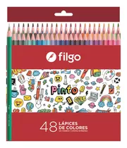 Lapices Lapiz Filgo Pinto Caja X 48 Unidades Colores Largos