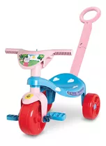 Triciclo Velotrol Thuco Pepitinha Com Empurrador Cor Azul/rosa